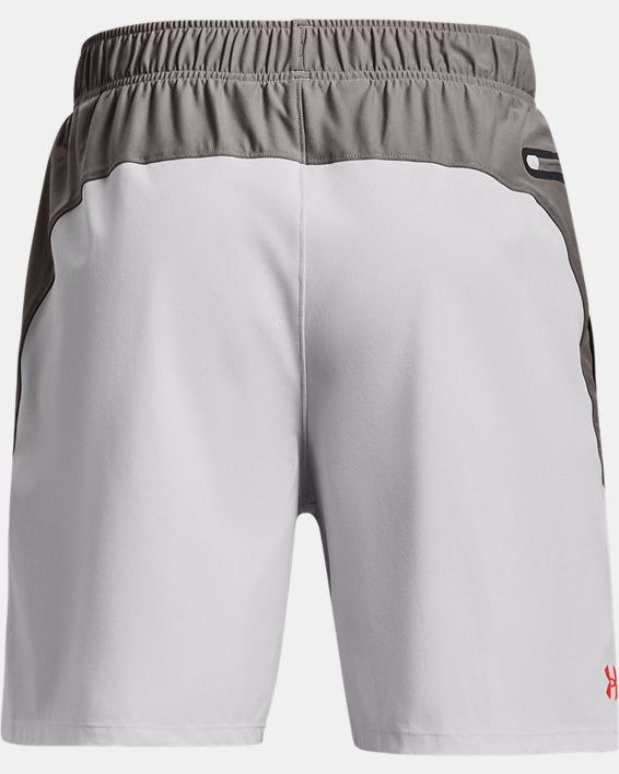 Men's UA Knit Woven Hybrid Shorts, Gray, pdpMainDesktop image number 9